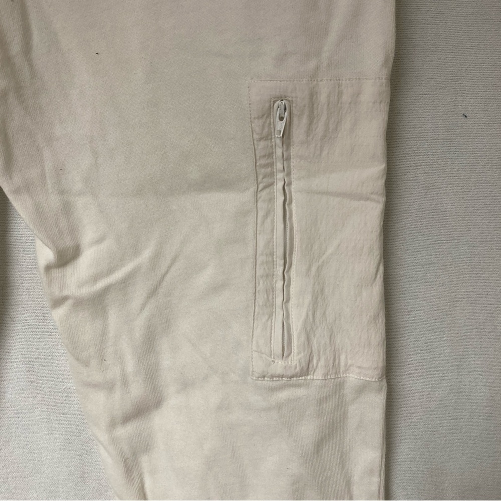 Cookies Men's Sweatpants Cream Cargo Pants Multicolor Pockets Cotton Sz M - Picture 12 of 16